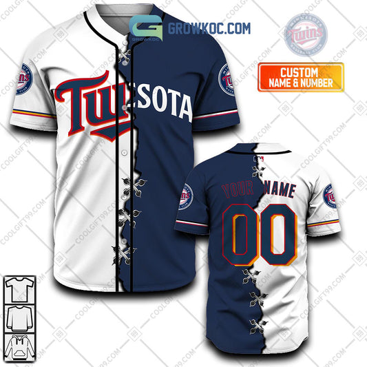 Minnesota Twins MLB Personalized Mix Baseball Jersey