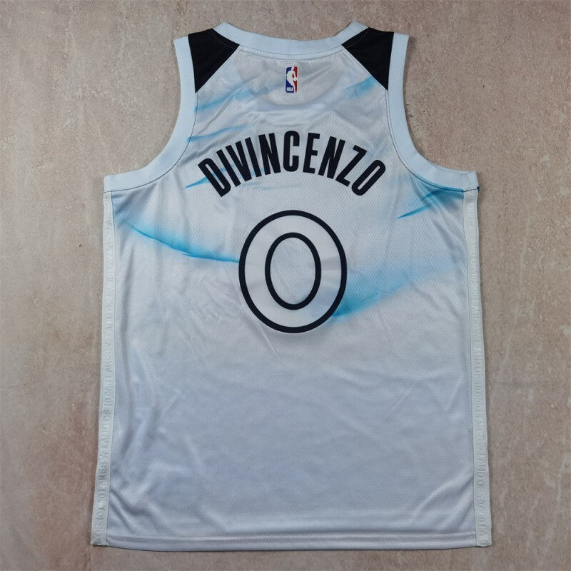 Minnesota Timberwolves #0 Donte DiVincenzo Hot Press Timberwolves Style 1