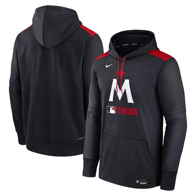 Minnesota Twins Navy Collection Performance Pullover Hoodie