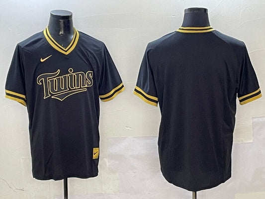 Minnesota Twins Twins Black Gold Adult Style 3