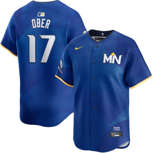 Minnesota Twins #17 Bailey Ober City Connect Limited Jersey