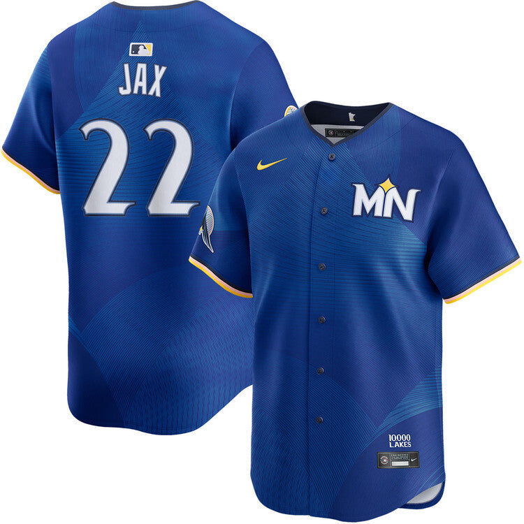 Minnesota Twins #22 Griffin Jax City Connect Limited Jersey