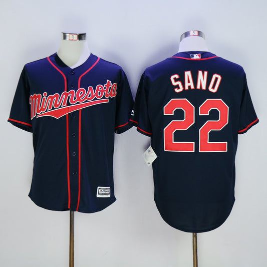 Minnesota Twins #22 Miguel Sano Twins 22 Blue Fan
