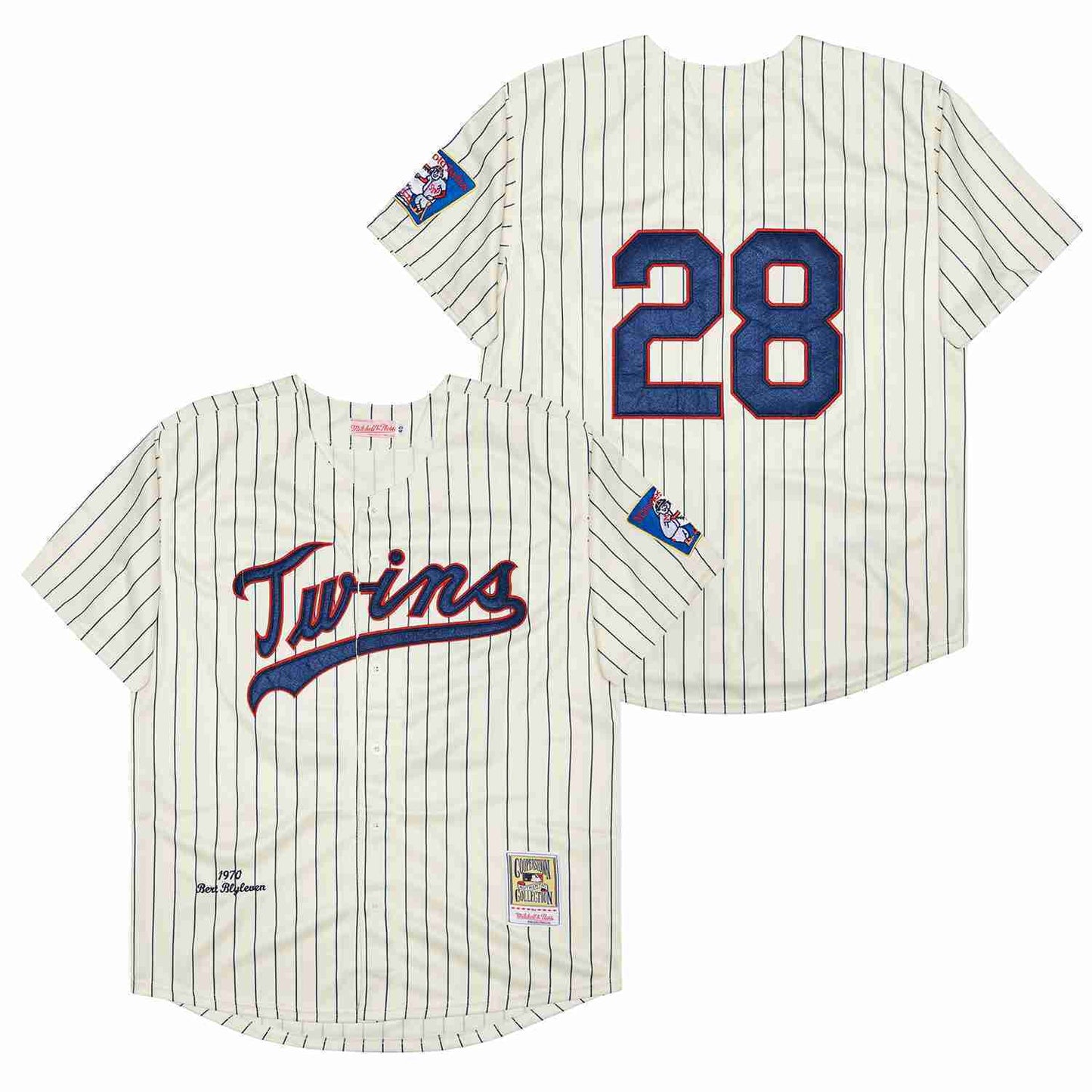 Minnesota Twins #28 Bert Blyleven Style 1