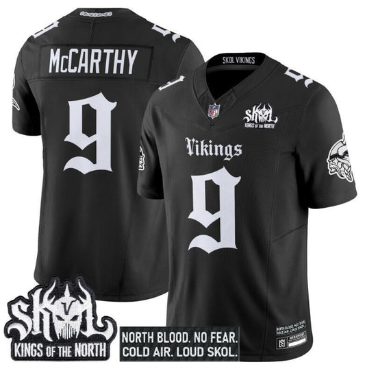 Minnesota Vikings Active Player Custom Black 2025 F.U.S.E. Kings Of The North Style 1