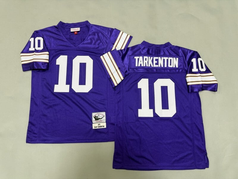 Minnesota Vikings #10 Fran Tarkenton Minnesota Vikings Style 3