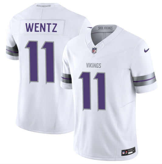 Minnesota Vikings #11 Carson Wentz White 2025 F.U.S.E. Winter Warrior Limited