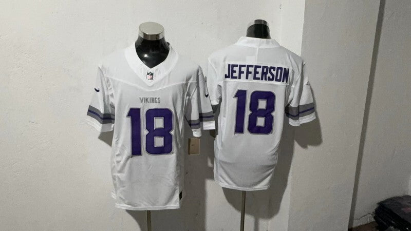 Minnesota Vikings #18 Justin Jefferson Style 2