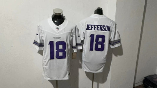 Minnesota Vikings #18 Justin Jefferson Style 2