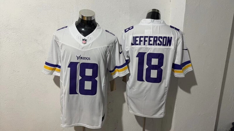 Minnesota Vikings #18 Justin Jefferson Style 3
