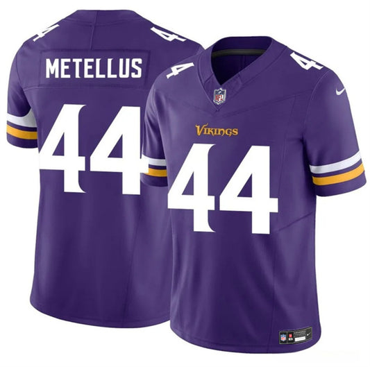 Minnesota Vikings #44 Josh Metellus Purple 2025 F.U.S.E. Vapor Untouchable