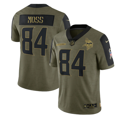 Minnesota Vikings #84 Randy Moss 21 New Salute