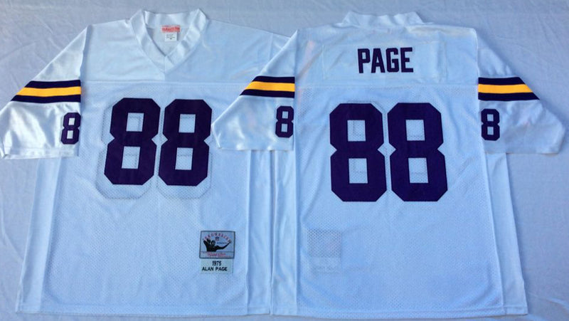 Minnesota Vikings #88 Alan Page 1975 Throwback Style 2