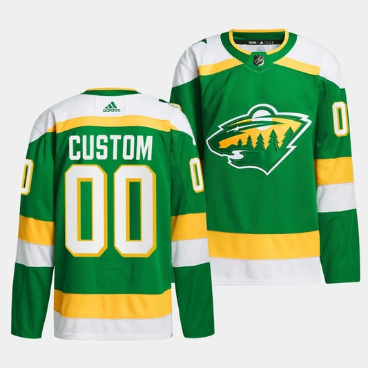 Minnesota Wild Custom 2023-24 The 78s Alternate Green Jersey