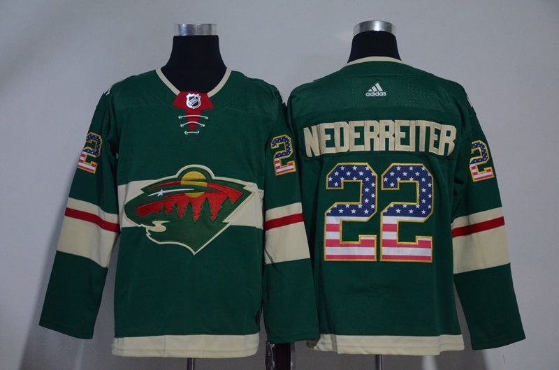 Minnesota Wild #22 Nino Niederreiter Style 2