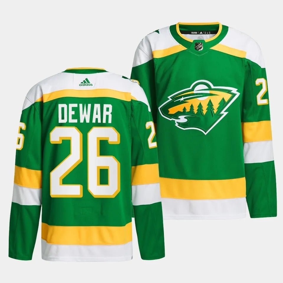 Minnesota Wild #26 Connor Dewar 2023-24 The 78s Alternate Green Jersey