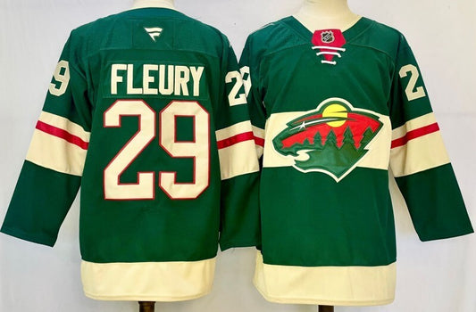 Minnesota Wild #29 Marc-Andre Fleury Style 2