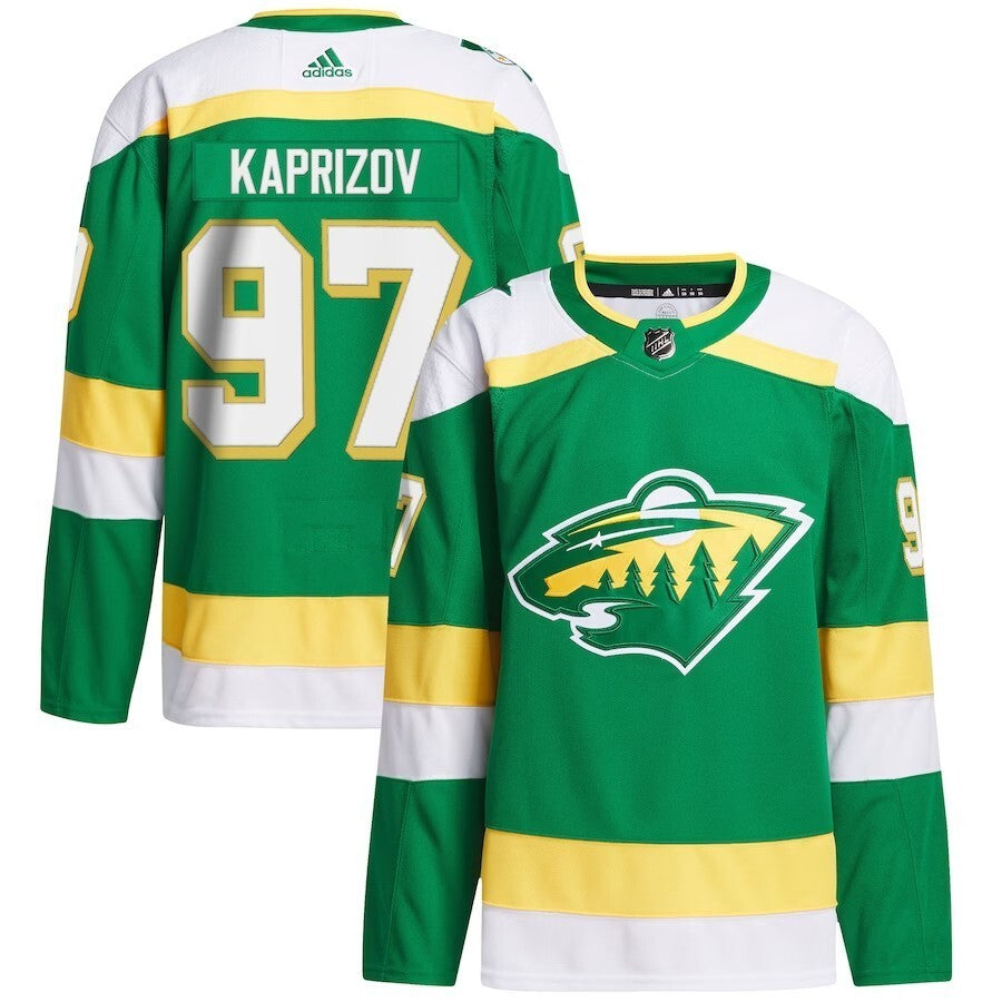 Minnesota Wild #97 Kirill Kaprizov 202324 Alternate Primegreen Authentic Player Jersey - Green