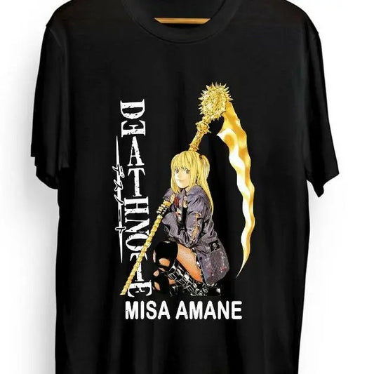 Misa Amane shirt Death Note L New shirt,2022 Graphic Anime Size S to 3XLstyle{n002}2