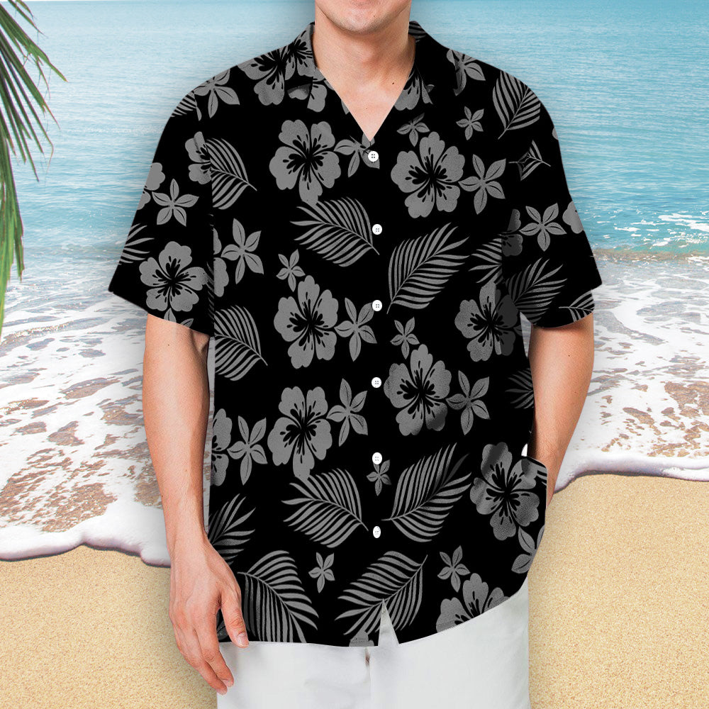 Best Dog Dad Ever Paw - Personalized Custom Hawaiian Shirt