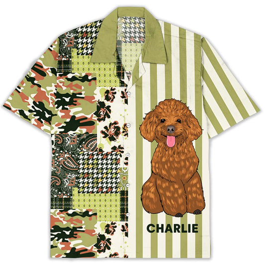 Dog Stripes - Personalized Custom Hawaiian Shirt