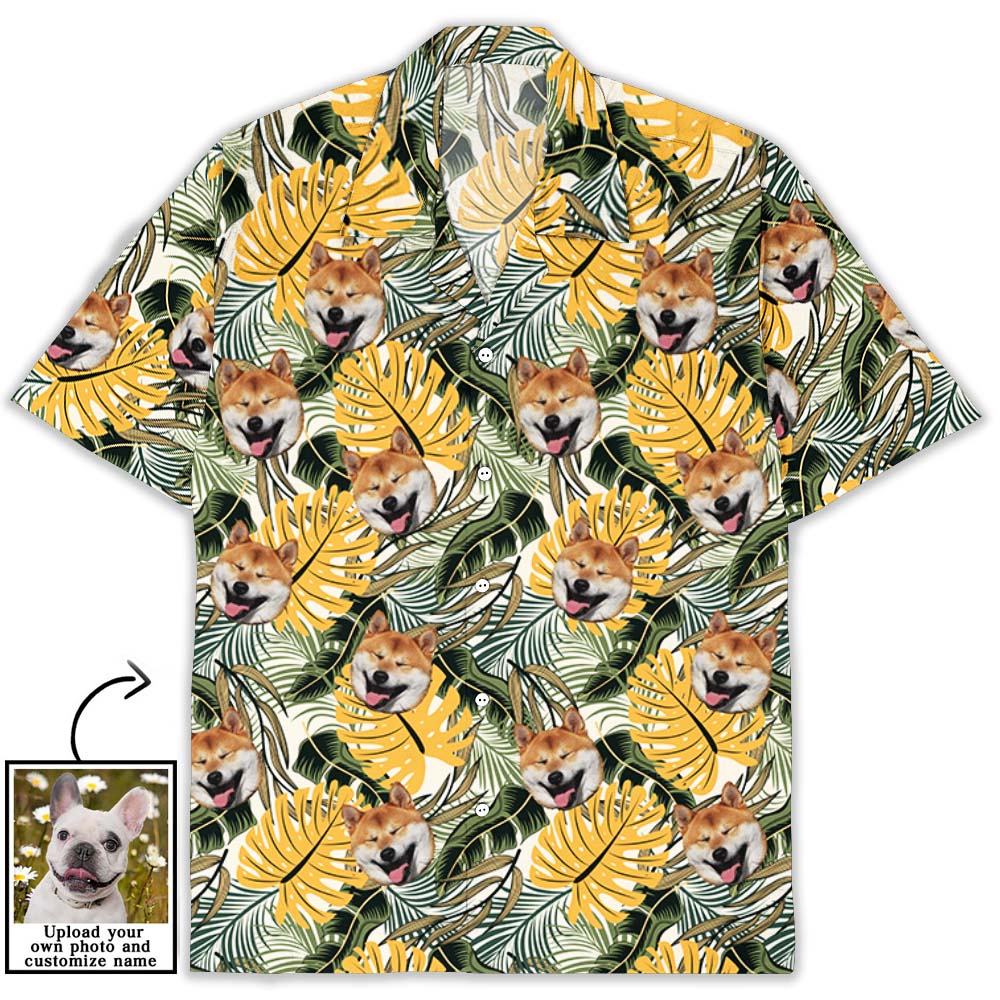 Summer With Pet - Personalized Custom Hawaiian Shirt