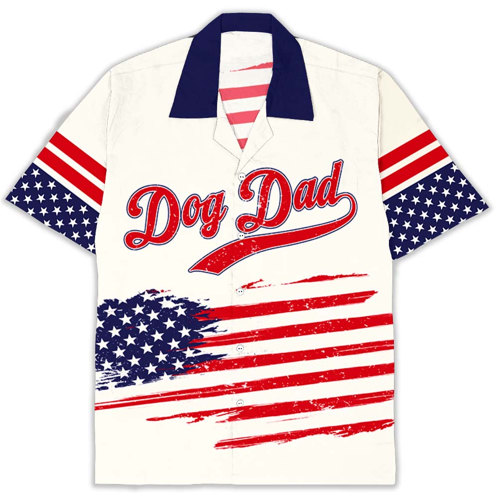 Best Dog Dad Ever - Personalized Custom Hawaiian Shirt