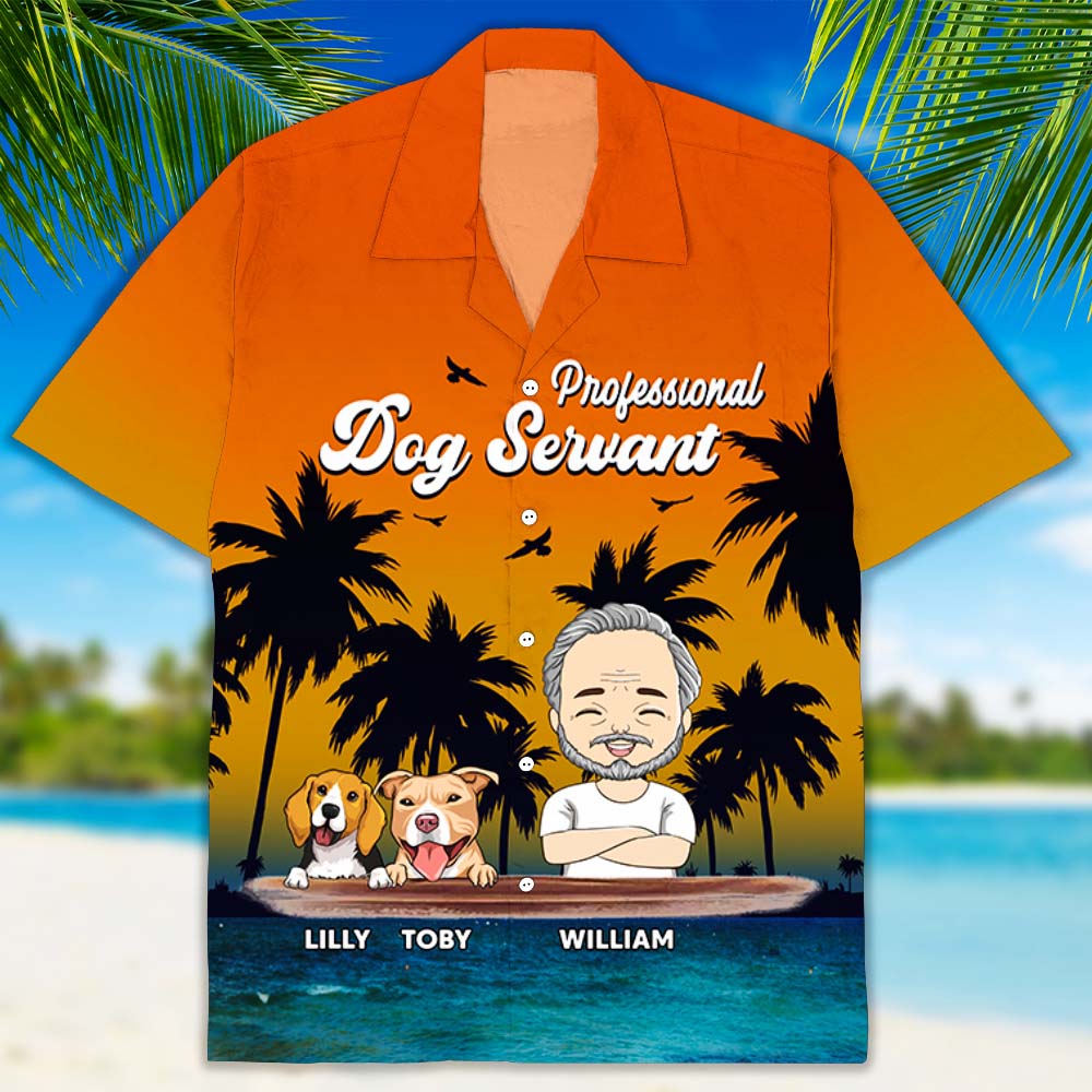 Dog Servant - Personalized Custom Hawaiian Shirt