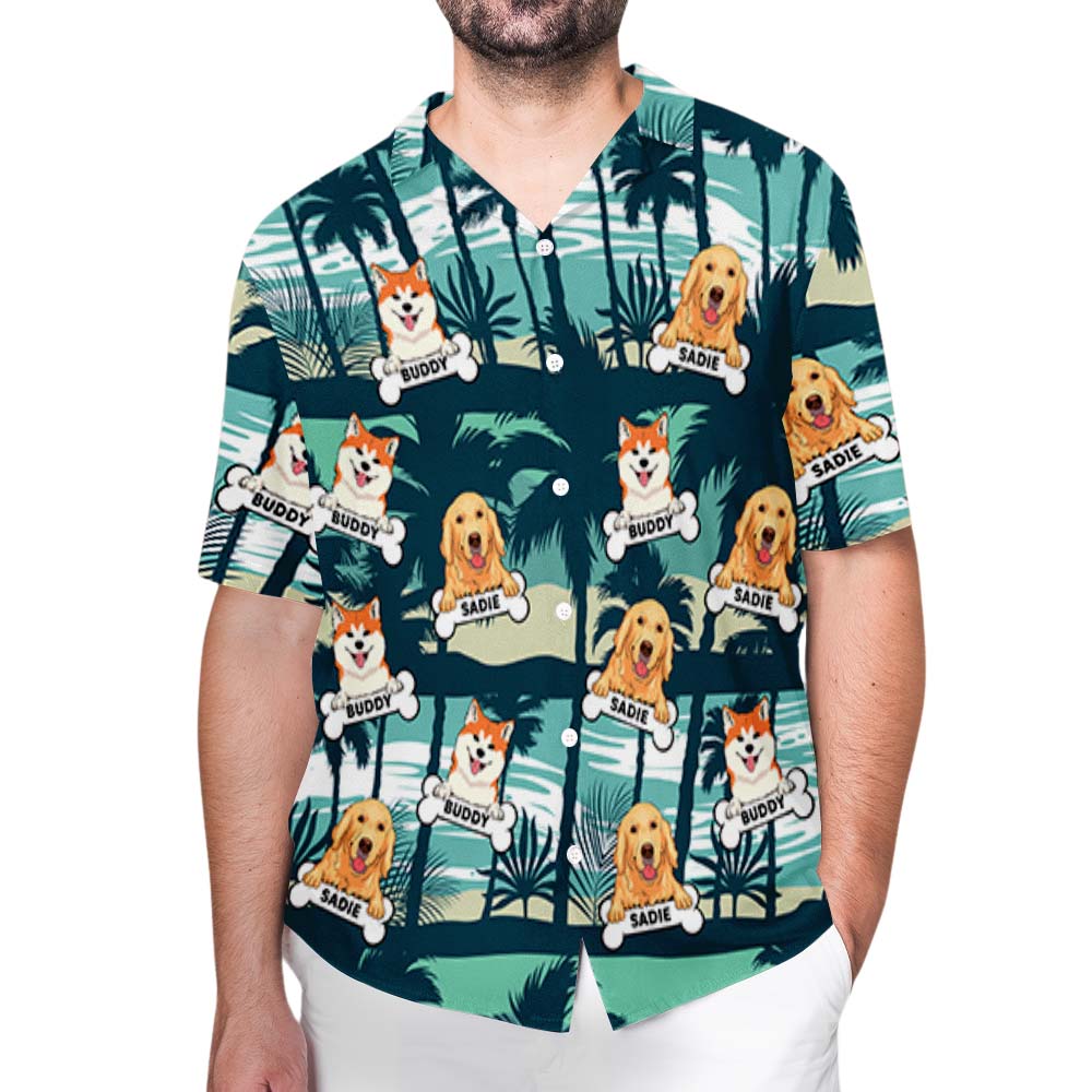 Dog Tropical - Personalized Custom Hawaiian Shirt