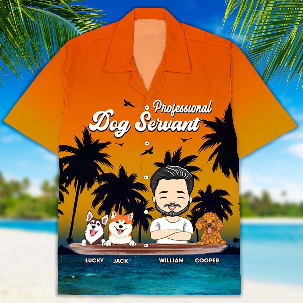 Dog Servant - Personalized Custom Hawaiian Shirt