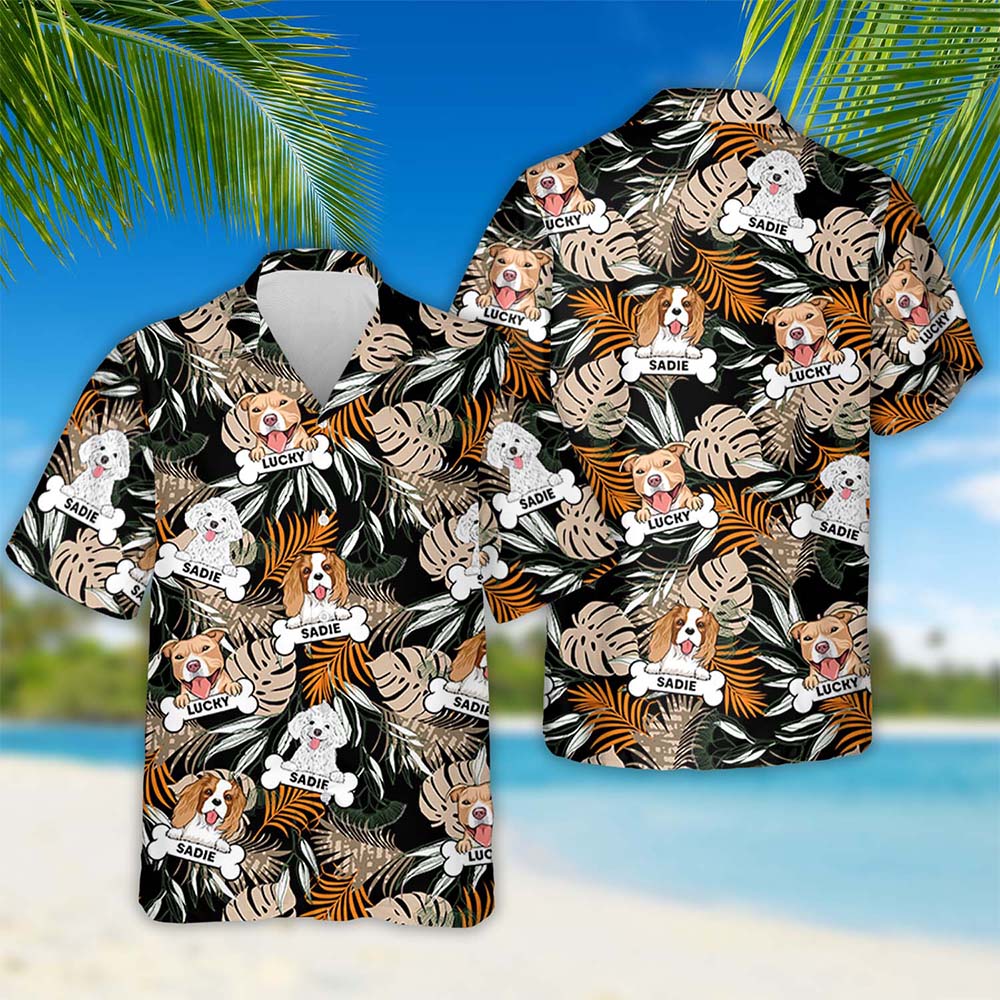Tropical Palm - Personalized Custom Hawaiian Shirt