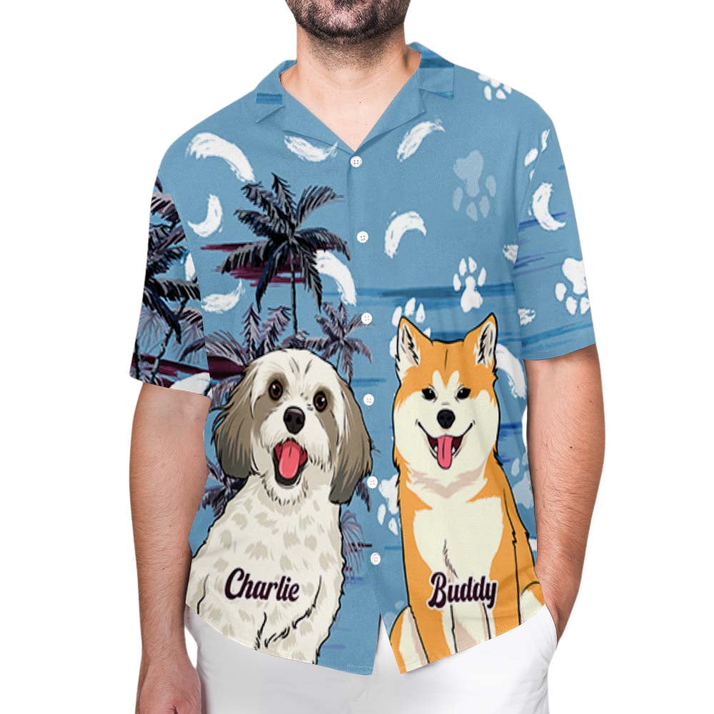 Summer Vacation Pet - Personalized Custom Hawaiian Shirt