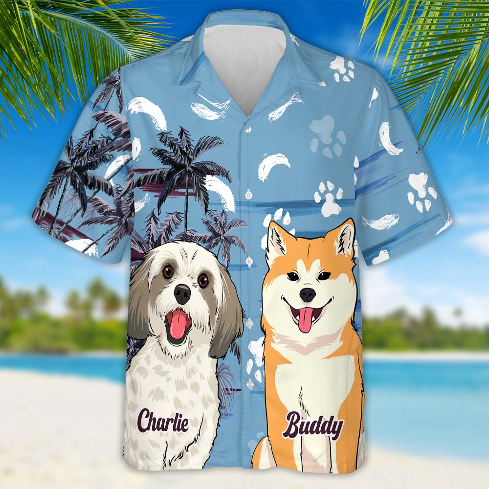 Summer Vacation Pet - Personalized Custom Hawaiian Shirt