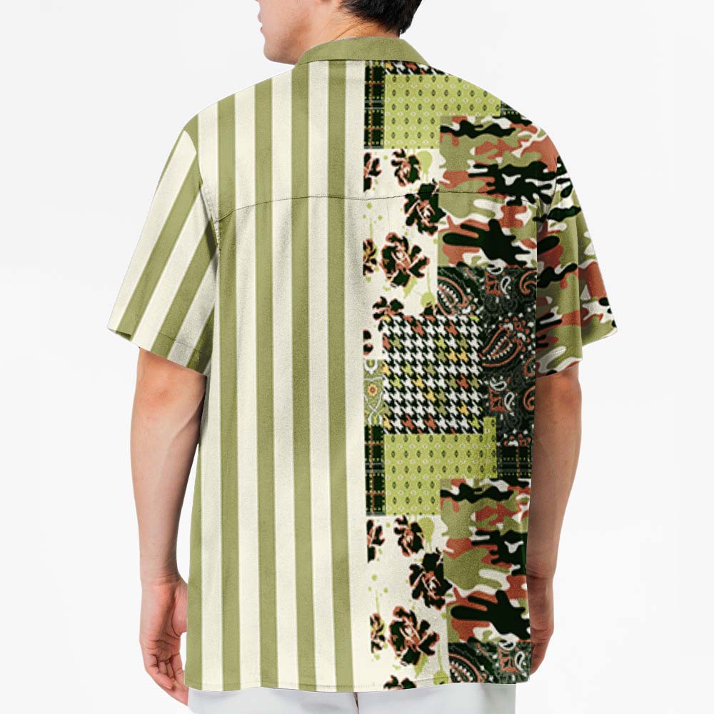 Dog Stripes - Personalized Custom Hawaiian Shirt