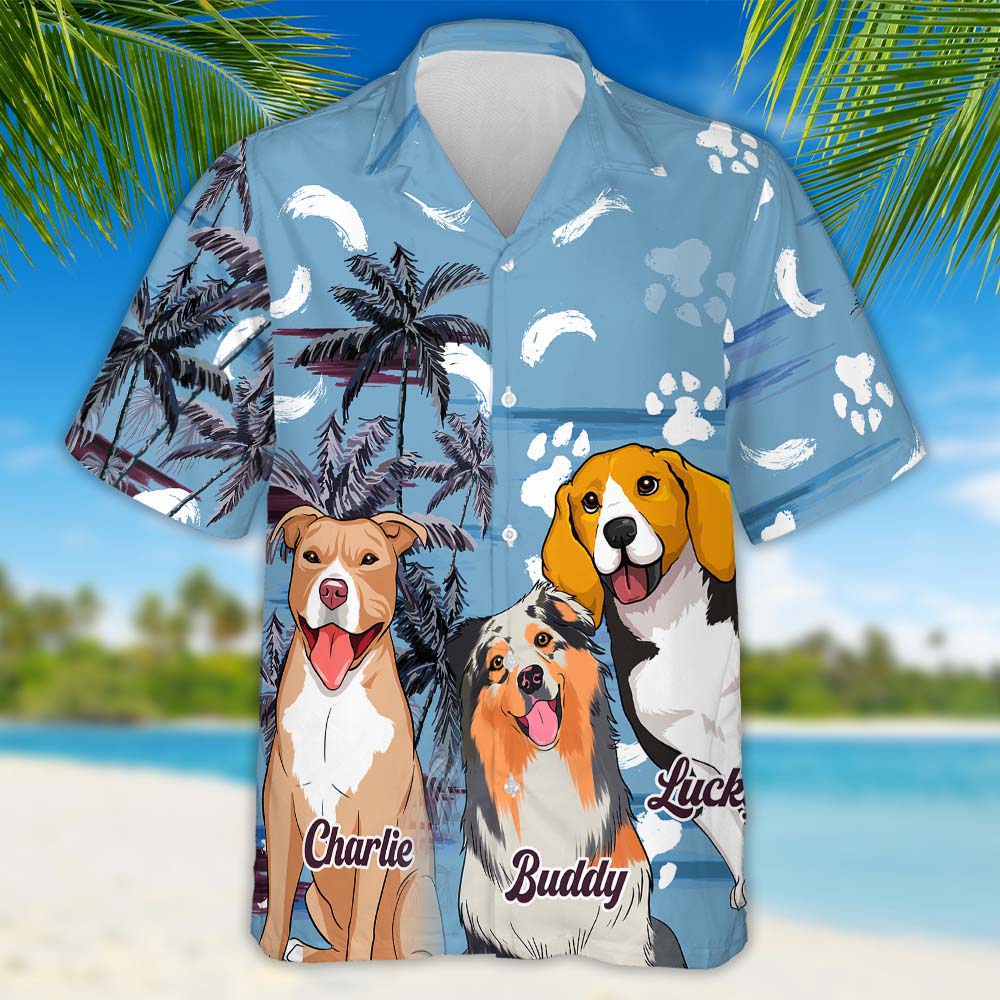 Summer Vacation Pet - Personalized Custom Hawaiian Shirt