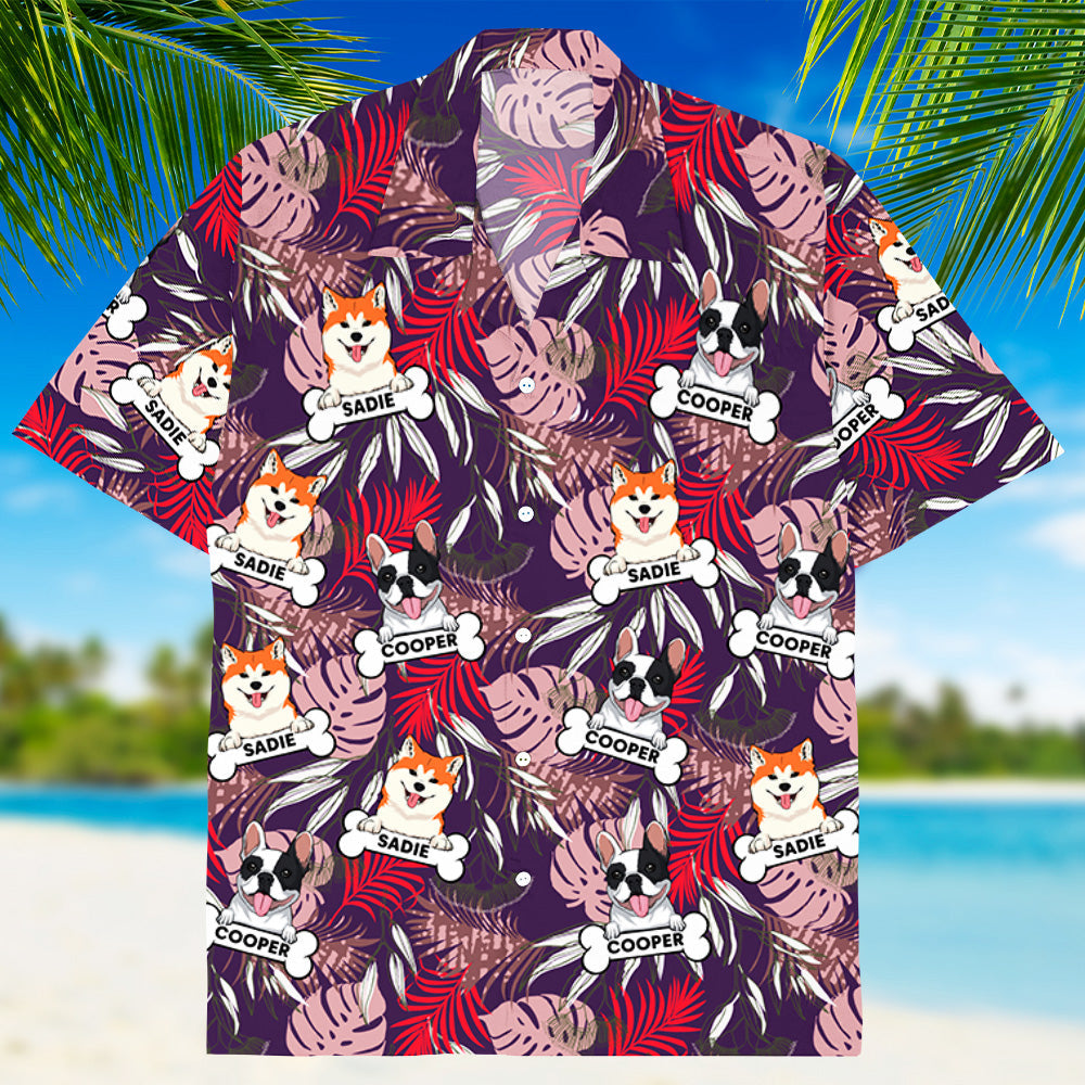 Tropical Palm - Personalized Custom Hawaiian Shirt