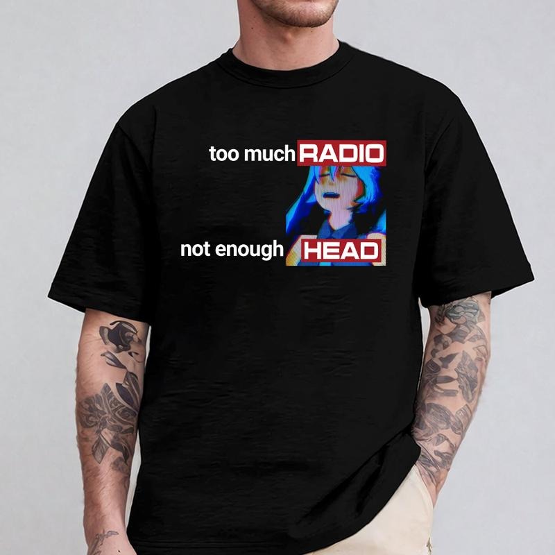 Mlkuhead Shirt, Too Much Radio Tee, Rock Vocaloid Hoodie Sweatshirt | InkThreadWorks.com