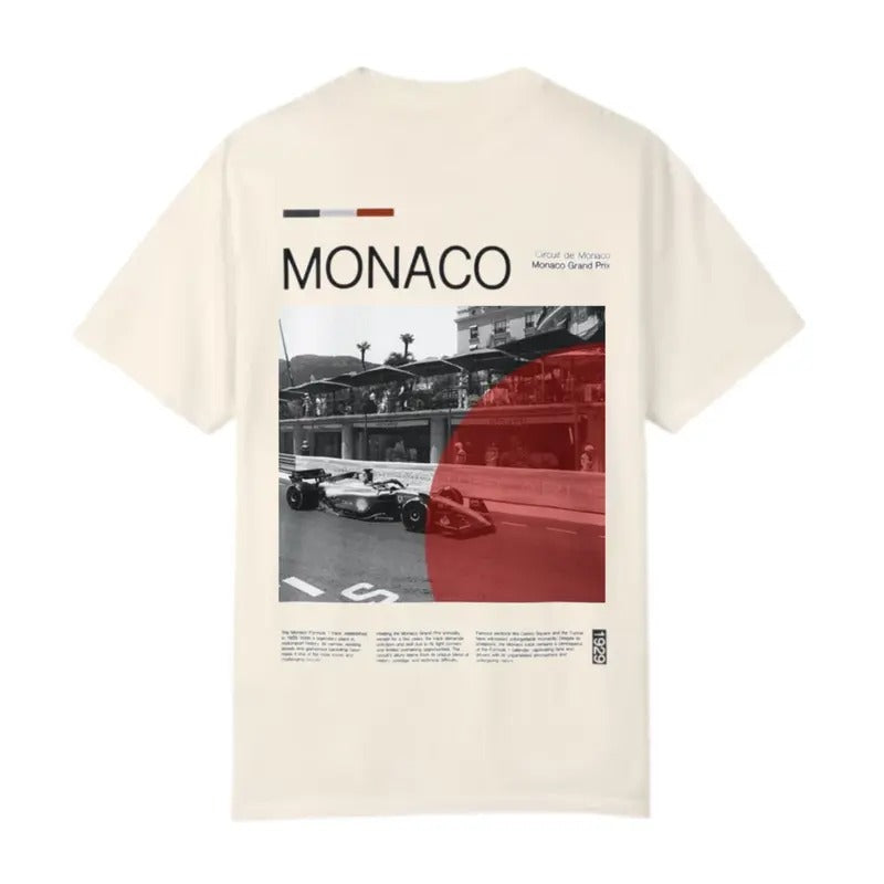 Monaco Formula 1 Monaco T-Shirt, Car Enthusiast T-Shirt, Car Clothing Hoodie, Sweatshirt | InkThreadWorks.com