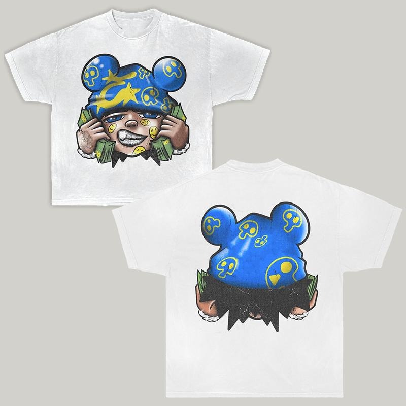 Money Stacker Y2k Clothing T-Shirt Graphic Tee Cotton Unisex Top Streetwear For Women For Men