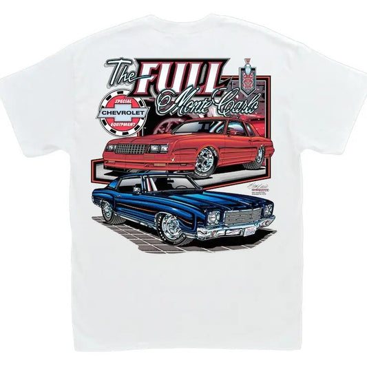 Monte Carlo SS White T-Shirt - Chevrolet Chevy SS454 Racing 70 71 72...84 85 86 87-2007 Hoodie, Sweatshirt