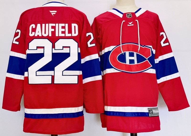 Montreal Canadiens #22 Cole Caufield Style 1