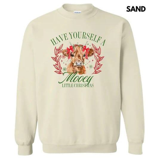 Mooey Little Christmas Sweatshirt 'NLB' T-Shirts, Hoodie | InkThreadWorks.com