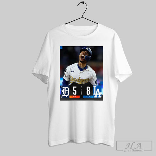 Mookie Betts Walks It Off Mlb Los Angeles Dodgers Win 8 5 Detroit Tigers Final