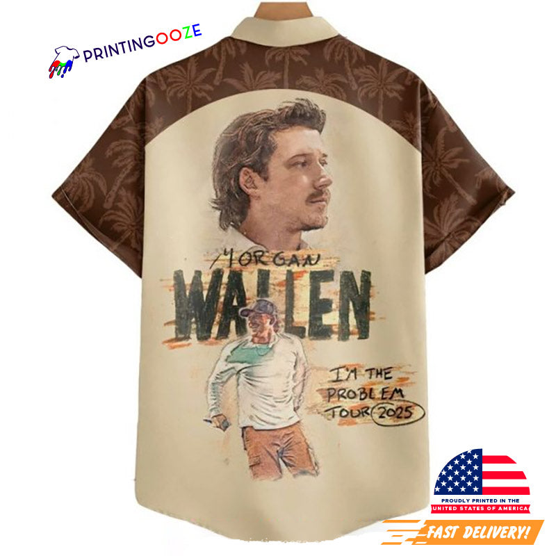Morgan Wallen I’m The Problem Tour 2025 Hawaiian Shirt
