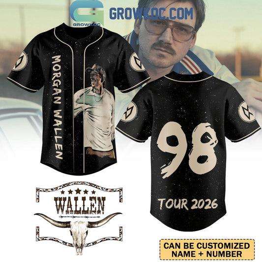 Morgan Wallen Tour 2026 Baseball Jersey
