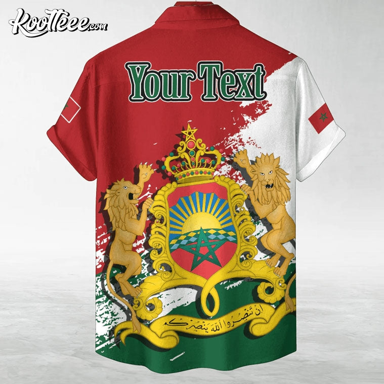 Morocco Coat Of Arms Hawaiian Shirt