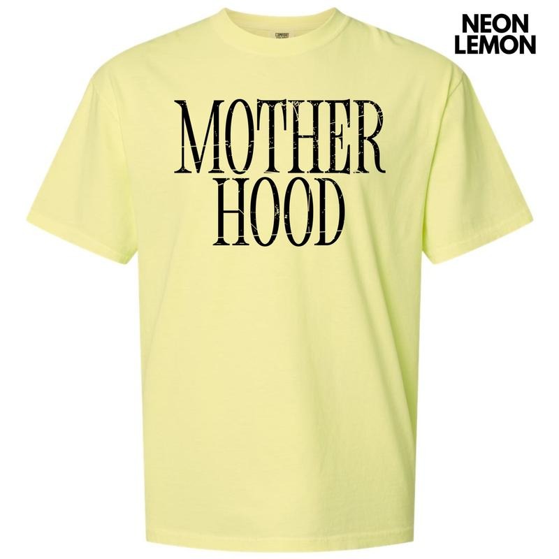 Mother Hood Black Comfort Colors T-Shirt 'NLB' Hoodie, Sweatshirt | InkThreadWorks.com