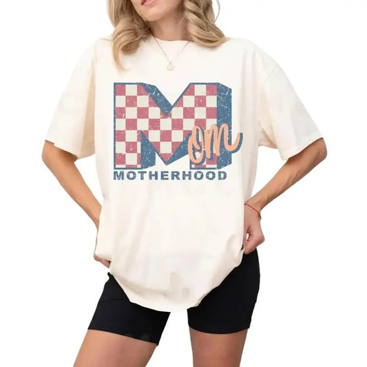 Motherhood MOM Inspired Shirt, mom gift Womenswear Top Hoodie, Sweatshirt | InkThreadWorks.com