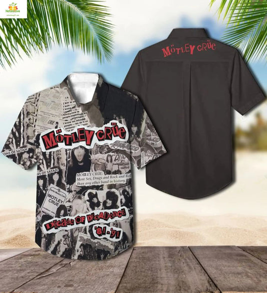 Motley Crue Hawaiian Shirt 2026 Music Aloha Shirt