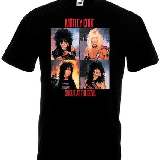 Motley Crue Shout At The Devil V6 T-shirt Vintage Unisex Full Size Hoodie, Sweatshirt | InkThreadWorks.com